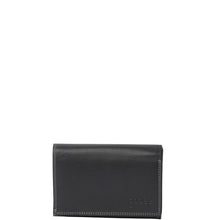 Load image into Gallery viewer, Gabee.com.au-Gabee-JESSICA COMPACT LEATHER WALLET-BLACK-Womens Wallet - 2
