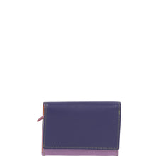 Load image into Gallery viewer, Gabee.com.au-Gabee-JESSICA COMPACT LEATHER WALLET-PURPLE-Womens Wallet - 3
