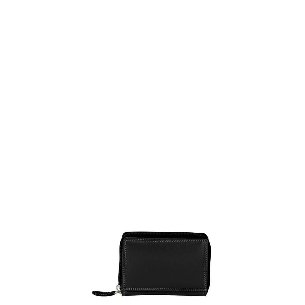 Gabee.com.au-Gabee-MAX ZIP AROUND CREDIT CARD HOLDER-BLACK-Leather Accessories - 2