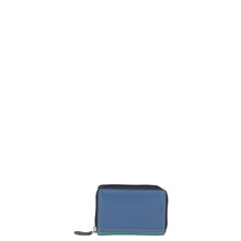 Load image into Gallery viewer, Gabee.com.au-Gabee-MAX ZIP AROUND CREDIT CARD HOLDER-TEAL-Leather Accessories - 4
