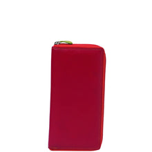 Load image into Gallery viewer, Gabee.com.au-Gabee-ZANE ZIP AROUND LEATHER TRAVEL DOCUMENT WALLET-RED-Womens Wallet - 4
