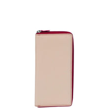 Load image into Gallery viewer, Gabee.com.au-Gabee-ZANE ZIP AROUND LEATHER TRAVEL DOCUMENT WALLET-TAUPE-Womens Wallet - 5
