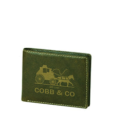 Load image into Gallery viewer, Gabee.com.au-Cobb &amp; co-LEATHER SOFT TEXTURED WALLET-FOREST-Mens Wallet - 2

