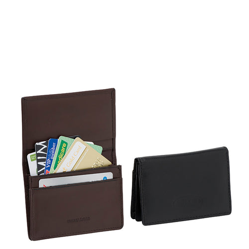 Gabee.com.au-Cobb & Co-FLAP OVER LEATHER CARD HOLDER--Leather Accessories