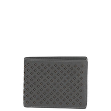 Load image into Gallery viewer, Gabee.com.au-Cobb &amp; Co-DIAMOND LAZER CUT BIFOLD LEATHER WALLET-GREY-Mens Wallet - 1
