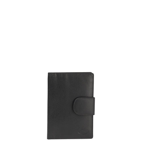 Gabee.com.au-Cobb & Co-RFID PASSPORT LEATHER HOLDER-BLACK-Travel Wallet - 1