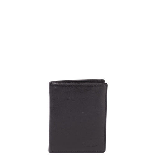 Gabee.com.au-Cobb & Co-RFID SLIM CARD LEATHER WALLET-BLACK-Leather Accessories - 1