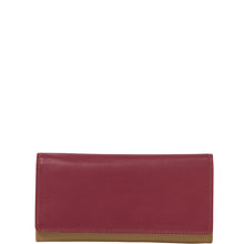 Load image into Gallery viewer, Gabee.com.au-Gabee-JESSICA SLIM LINE LEATHER WALLET-RED-Womens Wallet - 3
