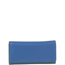 Load image into Gallery viewer, Gabee.com.au-Gabee-JESSICA SLIM LINE LEATHER WALLET-TEAL-Womens Wallet - 4
