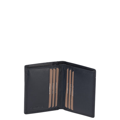 Gabee.com.au-Cobb & Co-LEATHER CARD HOLDER-BLACK-Leather Accessories - 1
