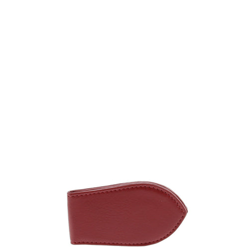 Gabee.com.au-Cobb & Co-LEATHER MAGNETIC MONEY HOLDER-RED-Leather Accessories - 1