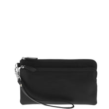 Load image into Gallery viewer, Gabee.com.au-Gabee-MANHATTAN LEATHER WRISTLET LADIES PURSE FITS IPHONE-BLACK-Womens Wallet - 2

