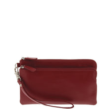 Load image into Gallery viewer, Gabee.com.au-Gabee-MANHATTAN LEATHER WRISTLET LADIES PURSE FITS IPHONE-RED-Womens Wallet - 5
