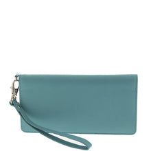 Load image into Gallery viewer, Gabee.com.au-Gabee-TRIBECA SMARTPHONE LEATHER WALLET-TURQUOISE-Womens Wallet - 6
