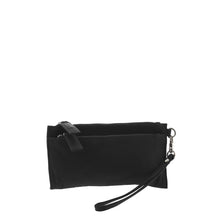 Load image into Gallery viewer, Gabee.com.au-Gabee-HARLEM LEATHER WRISTLET LADIES PURSE-BLACK-Womens Wallet - 3
