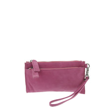 Load image into Gallery viewer, Gabee.com.au-Gabee-HARLEM LEATHER WRISTLET LADIES PURSE-FUSCHIA-Womens Wallet - 5
