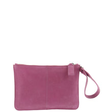 Load image into Gallery viewer, Gabee.com.au-Gabee-QUEENS LEATHER CLUTCH-FUSCHIA-Leather Accessories - 1
