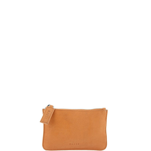 Gabee.com.au-Gabee-VILLAGE LEATHER MINI PURSE-ORANGE-Womens Wallet - 1