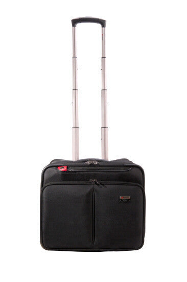 Gabee.com.au-Echolac-LAPTOP WHEEL BAG-BLACK-Onboard Luggage