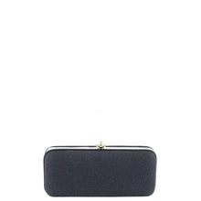 Load image into Gallery viewer, Gabee.com.au-Gabee-PAIGE SPARKLE METAL BOX CLUTCH-NAVY-Clutch - 3
