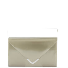 Load image into Gallery viewer, Gabee.com.au-Gabee-TATIANA PATENT ENVELOPE CLUTCH-GOLD-Clutch - 3
