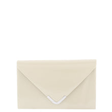 Load image into Gallery viewer, Gabee.com.au-Gabee-TATIANA PATENT ENVELOPE CLUTCH-NUDE-Clutch - 4
