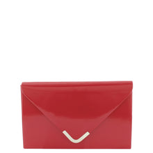 Load image into Gallery viewer, Gabee.com.au-Gabee-TATIANA PATENT ENVELOPE CLUTCH-RED-Clutch - 5
