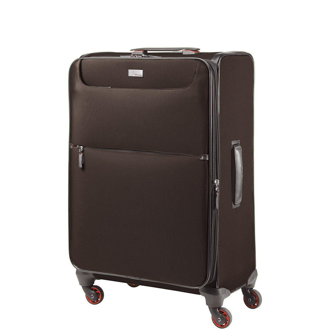Gabee.com.au-Echolac-KOLA SOFT SIDE LUGGAGE-BROWN / 3 PIECE SET-Luggage - 2