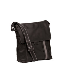 Load image into Gallery viewer, Gabee.com.au-Cobb &amp; Co-MILLER LEATHER SATCHEL-BLACK-Satchel - 2
