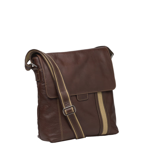 Gabee.com.au-Cobb & Co-MILLER LEATHER SATCHEL-BROWN-Satchel - 1