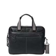 Load image into Gallery viewer, Gabee.com.au-Cobb &amp; Co-HAYDEN RFID BLOCKING LEATHER BRIEFCASE-BLACK-Briefcase - 2
