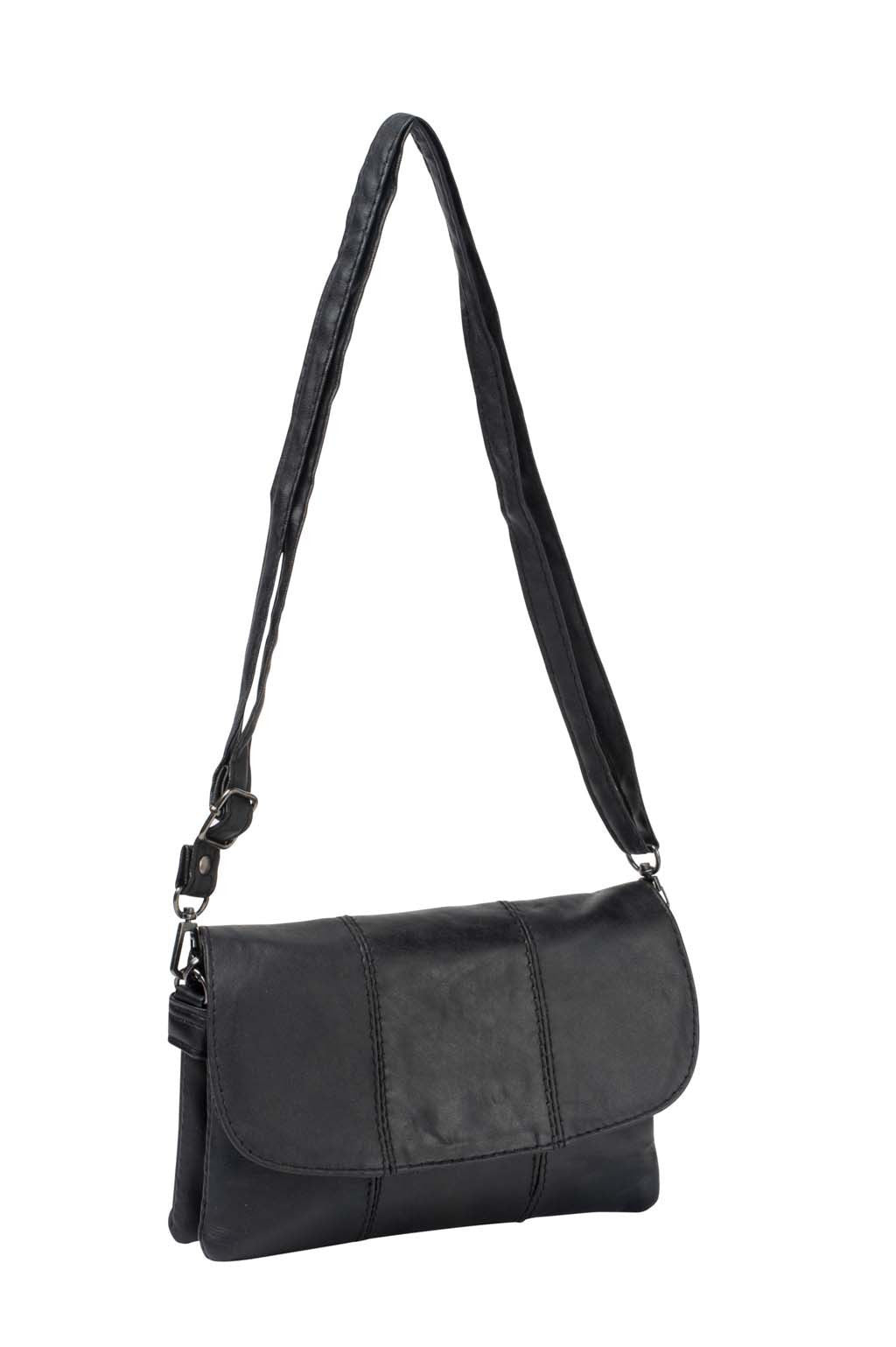Gabee.com.au-Cobb & Co-ZOE LEATHER CROSSBODY BAG--Crossbody Bag