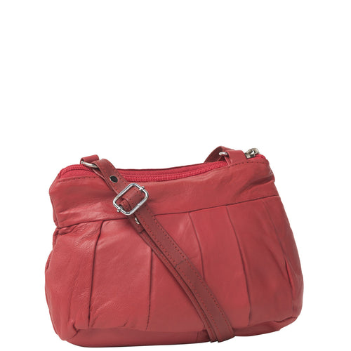 Gabee.com.au-Cobb & Co-DARCY LEATHER HANDBAG-RED-Handbag