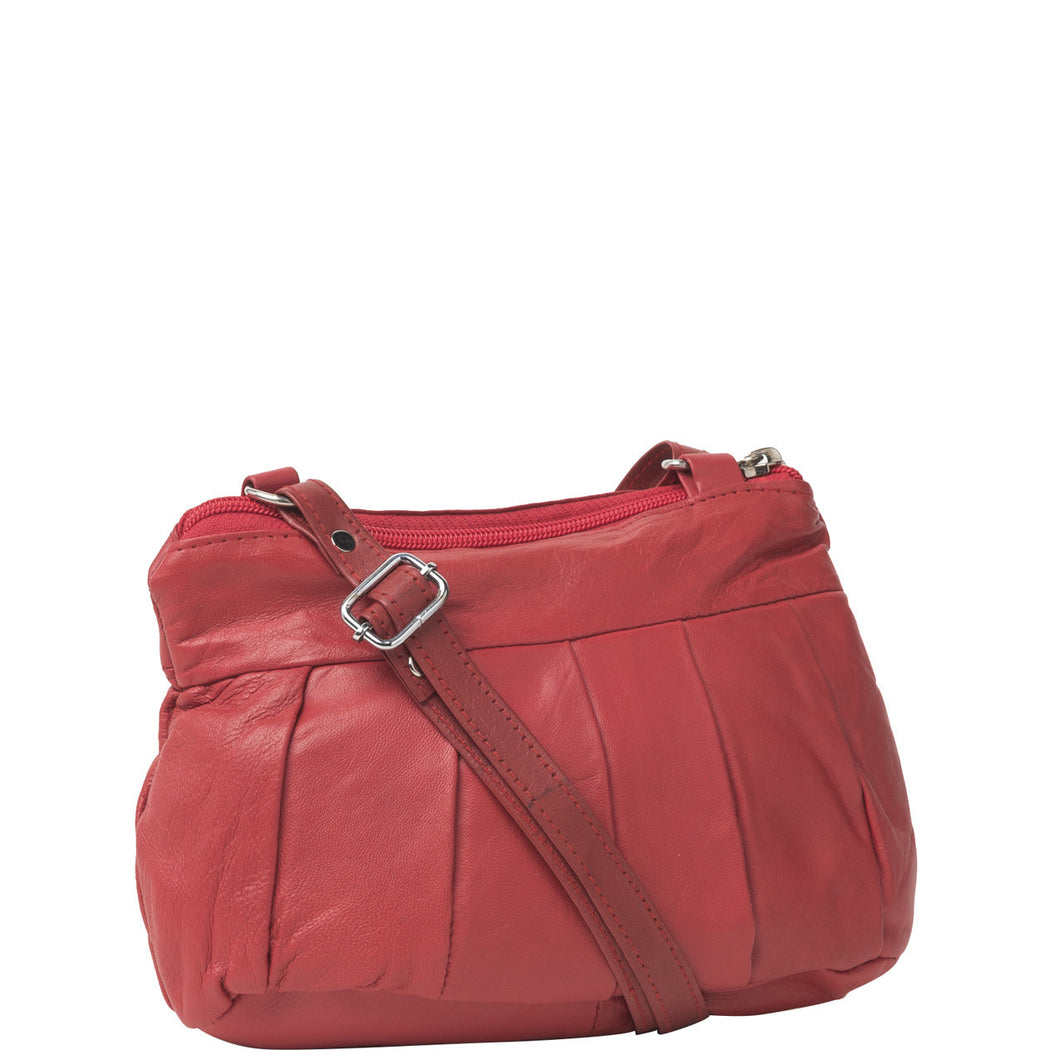 Gabee.com.au-Cobb & Co-DARCY LEATHER HANDBAG-RED-Handbag