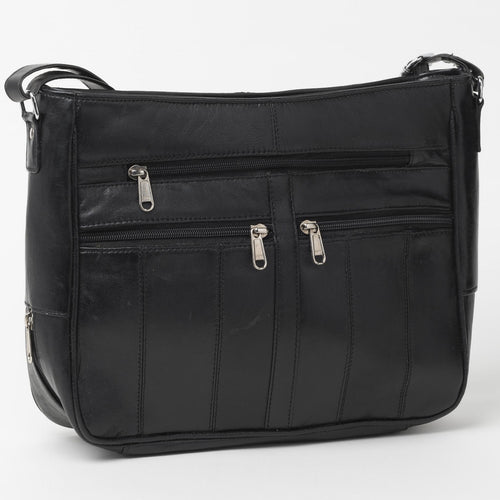Gabee.com.au-Cobb & Co-SHEEPSKIN SHOULDER BAG-BLACK-Shoulder Bag