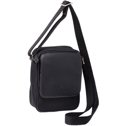 Gabee.com.au-Cobb & Co-HUDSON LEATHER AND CANVAS TRAVEL BAG--Travel Bags - 1