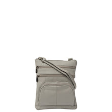 Load image into Gallery viewer, Gabee.com.au-Cobb &amp; Co-MARCIE LEATHER CROSSBODY BAG-GREY-Crossbody Bag - 5
