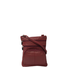 Load image into Gallery viewer, Gabee.com.au-Cobb &amp; Co-MARCIE LEATHER CROSSBODY BAG-RED-Crossbody Bag - 1
