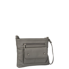 Load image into Gallery viewer, Gabee.com.au-Cobb &amp; Co-SABRA LEATHER CROSSBODY BAG-GREY-Crossbody Bag - 4
