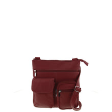 Load image into Gallery viewer, Gabee.com.au-Cobb &amp; Co-OLIVE LEATHER CROSSBODY BAG-RED-Shoulder Bag - 4
