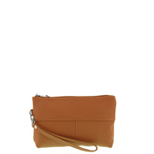 Load image into Gallery viewer, Gabee.com.au-Cobb &amp; Co-MAPLE LEATHER WRISTLET CLUTCH-ORANGE-Clutch - 3

