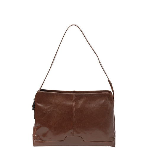 Gabee.com.au-Cobb & Co-ISABELLA LEATHER SHOULDER BAG-NAVY-Shoulder Bag - 1