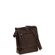 Load image into Gallery viewer, Gabee.com.au-Cobb &amp; Co-VIN WASHED LEATHER SATCHEL-CHOCOLATE-Satchel - 1
