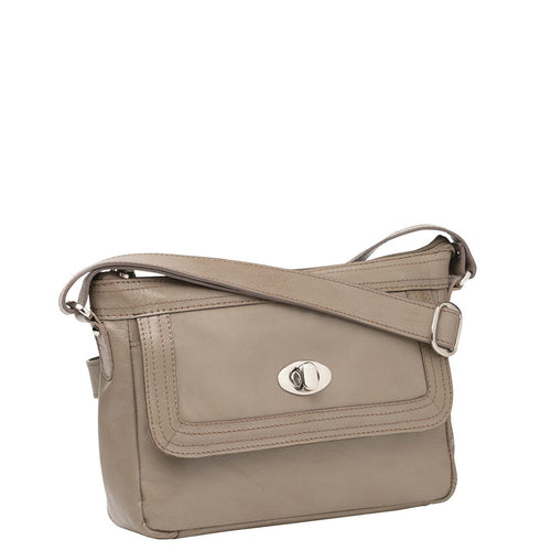 Gabee.com.au-Cobb & Co-STELLA LEATHER CROSSBODY BAG-TAUPE-Crossbody Bag