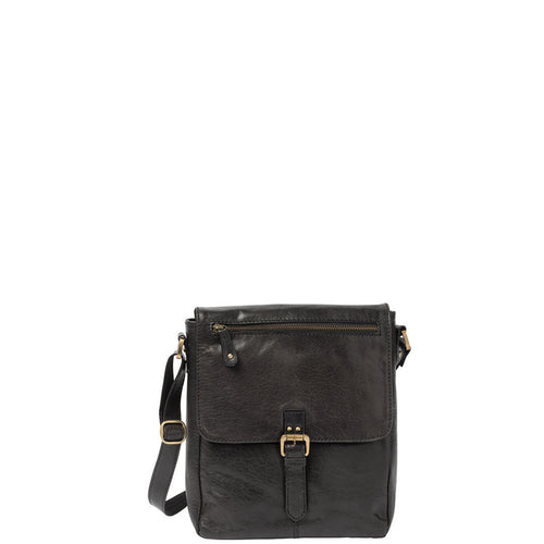 Gabee.com.au-Cobb & Co-MINI AIDAN LEATHER SHOULDER BAG-BLACK-Shoulder Bag - 1