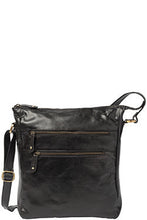 Load image into Gallery viewer, Gabee.com.au-Cobb &amp; Co-ZAK LEATHER MESSENGER BAG-BLACK-Messenger Bag - 2
