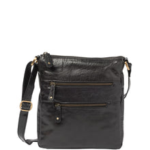 Load image into Gallery viewer, Gabee.com.au-Cobb &amp; Co-MINI ZAK LEATHER MESSENGER BAG-BLACK-Messenger Bag - 1
