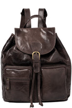 Load image into Gallery viewer, Gabee.com.au-Cobb &amp; Co-FINN LEATHER BACKPACK-CHOCOLATE-Backpacks - 3
