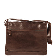 Load image into Gallery viewer, Gabee.com.au-Cobb &amp; Co-DECLAN LEATHER LAPTOP BAG-COGNAC-Messenger Bag - 3
