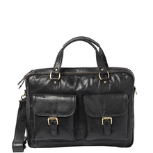 Load image into Gallery viewer, Gabee.com.au-Cobb &amp; Co-MINI SOHO LEATHER BRIEFCASE-BLACK-Briefcase - 2
